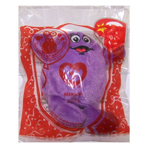 TY McDonald's Teenie Beanie - #21 GRIMACE (2009) (4.5 inch)