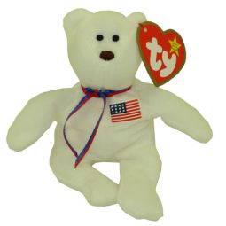 TY McDonald's Teenie Beanie - LIBEARTY the Bear (2000) (5 inch)