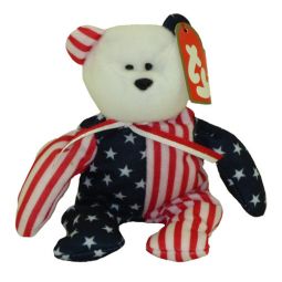 TY McDonald's Teenie Beanie - SPANGLE the Bear (2000) (5 inch)