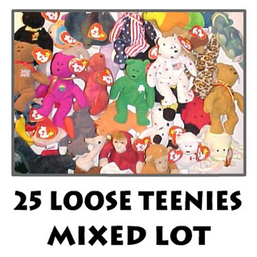 TY McDonald's Teenie Beanies - Mixed Lot of 25 Teenies (Loose w/ no bags)
