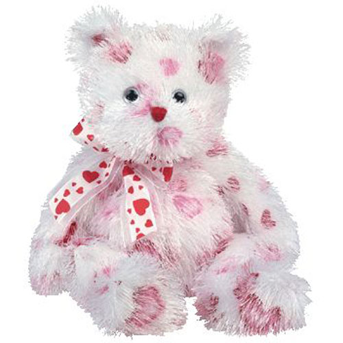 TY Punkies - HUGZ the Bear (White) (14 inch)