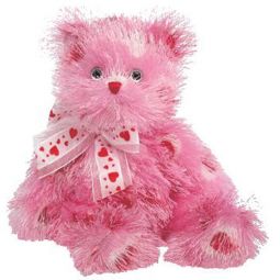 TY Punkies - LIL' HUGZ the Bear (Pink Version) (9 inch)