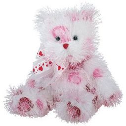 TY Punkies - LIL' HUGZ the Bear (White Version) (9 inch)