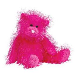 TY Punkies - SHOCKERS the Hot Pink Bear (9 inch)