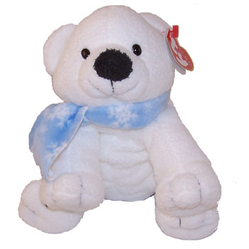 TY Pluffies - CHILLS the Polar Bear (Barnes & Noble Exclusive)
