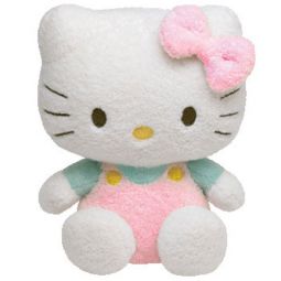TY Pluffies - HELLO KITTY (FUZZY PINK - 8.5 inch)