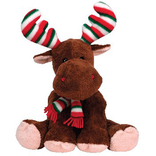 TY Pluffies - MERRY MOOSE the Moose (7 inch)
