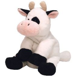 TY Pluffies - MILKERS the Cow (9 inch)