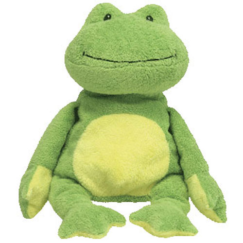 TY Pluffies - PONDS the Frog (Soft Eyes Version) (10 inch)