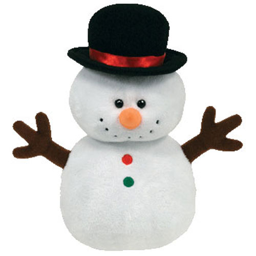 TY Pluffies - TWIGS the Snowman (9.5 inch)