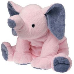 TY Pluffies - WINKS the Elephant (Large PINK Version - 14 Inches)
