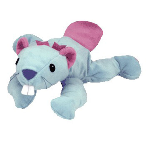 TY Pillow Pal - CHEWY the Beaver (Blue Version) (15 inch)