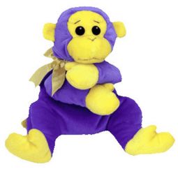 TY Pillow Pal - SWINGER the Monkey (Blue Version)