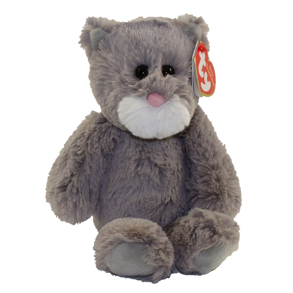 TY Attic Treasures - KIT the Grey Cat (Regular Size - 8 inch)