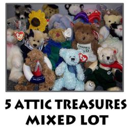 TY Attic Treasures - Mixed Lot of 5 Attics (All Different)