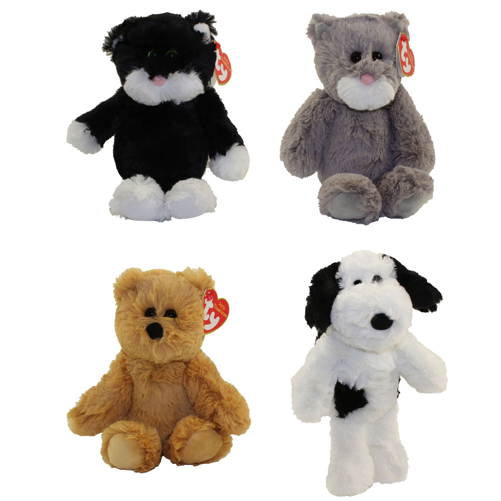 TY Attic Treasures - SET OF 4 #1 (Humphrey, Kit, Muggy & Bessie)(Regular Size - 8 inch)