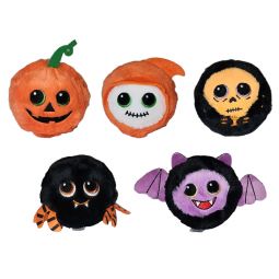 TY Beanie Bouncers - SET OF 5 HALLOWEEN 2025 RELEASES [Gourdo, Jacob, Marrow, Webber +1]