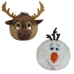 TY Beanie Bouncers - SET of 2 FROZEN (Olaf & Sven) (3 inch)(Pre-Order ships Spring)