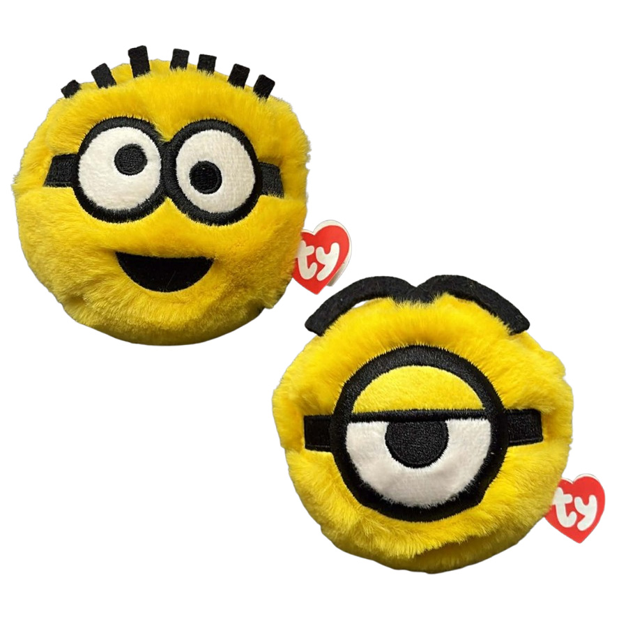 TY Beanie Bouncers - SET of 2 MINIONS (Phil & Stuart) (3 inch)