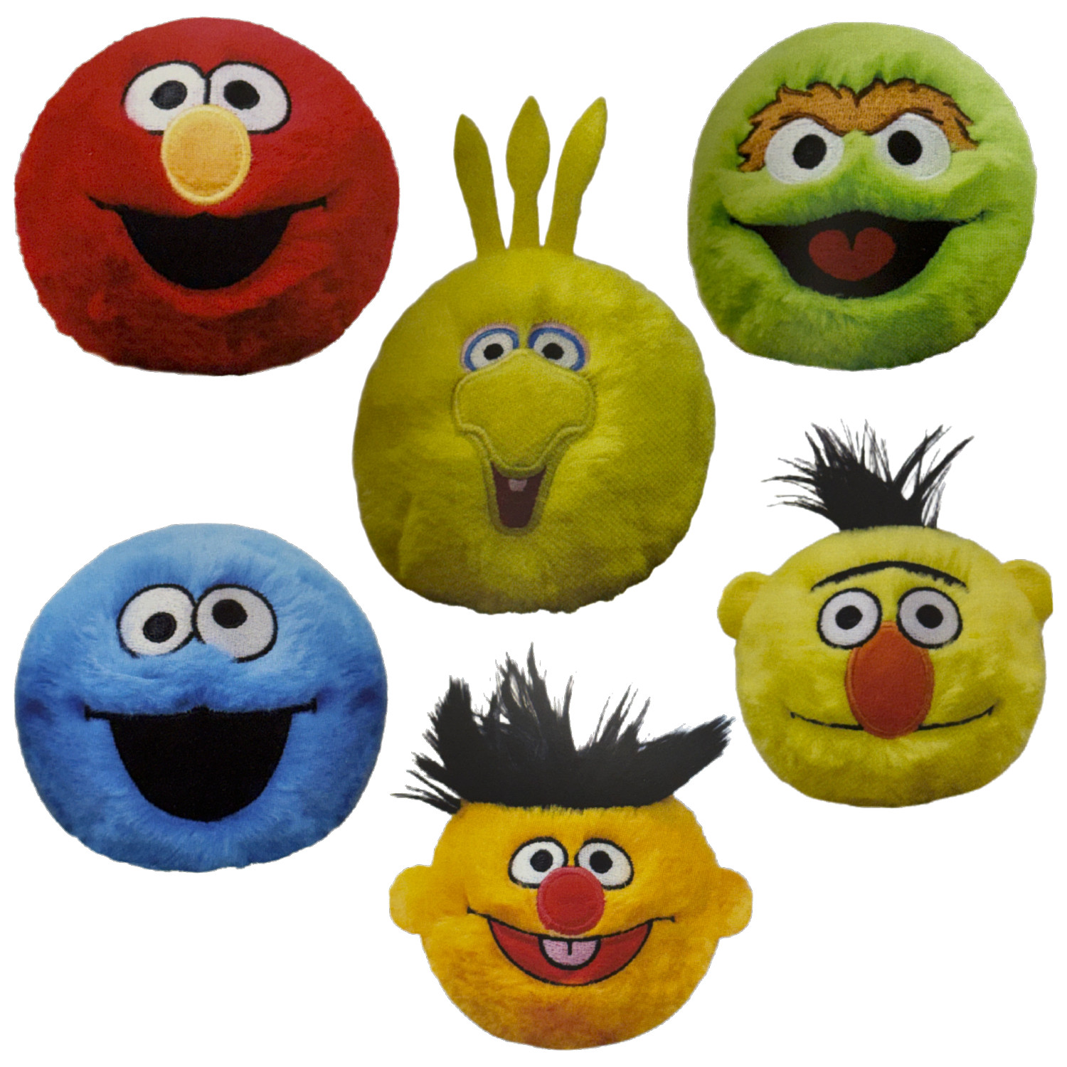 TY Beanie Bouncers - SET of 6 SESAME STREET (Elmo, Bert, Ernie +3) (3 inch)(Pre-Order ships Spring)