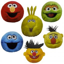TY Beanie Bouncers - SET of 6 SESAME STREET (Elmo, Bert, Ernie +3) (3 inch)(Pre-Order ships Spring)