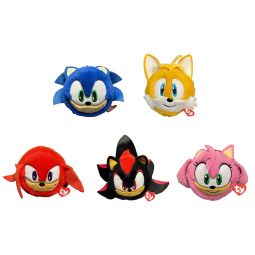 TY Beanie Bouncers - SET of 5 SONIC the HEDGEHOG  (3 inch)