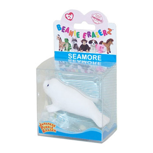 TY Beanie Eraser - SEAMORE the Seal (1.5 inch)