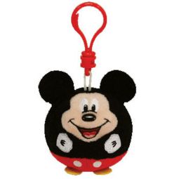 TY Beanie Baby Ballz IRON MAN Plastic Key Clip 2.5 inch Ball Plush 