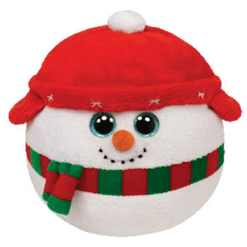 TY Beanie Ballz - ICEBOX the Snowman (Regular Size - 5 inch)