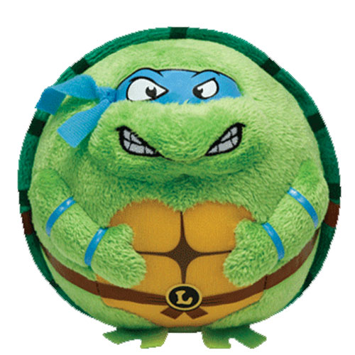 TY Beanie Ballz - TMNT LEONARDO the Turtle (Regular Size - 5 inch)