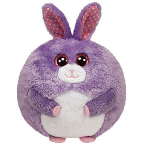 TY Beanie Ballz - LILAC the Purple Bunny (Regular Size - 5 inch)