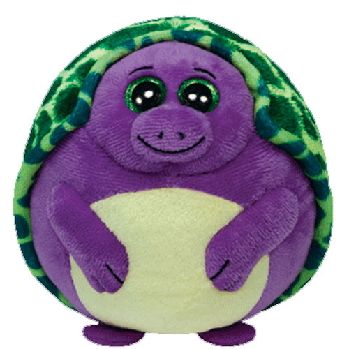 TY Beanie Ballz - TIKI the Purple Turtle (Regular Size - 5 inch)