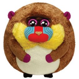 TY Beanie Ballz - CHARLIE the Baboon (Medium Size - 8 inch)