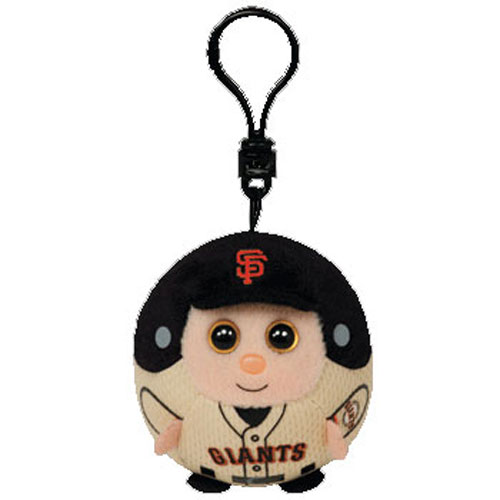 TY MLB Beanie Ballz - SAN FRANCISCO GIANTS (Plastic Key Clip - 2.5