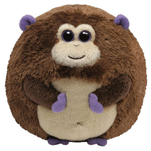 TY Beanie Ballz - BANANAS the Brown Monkey (Regular Size - 5 inch)