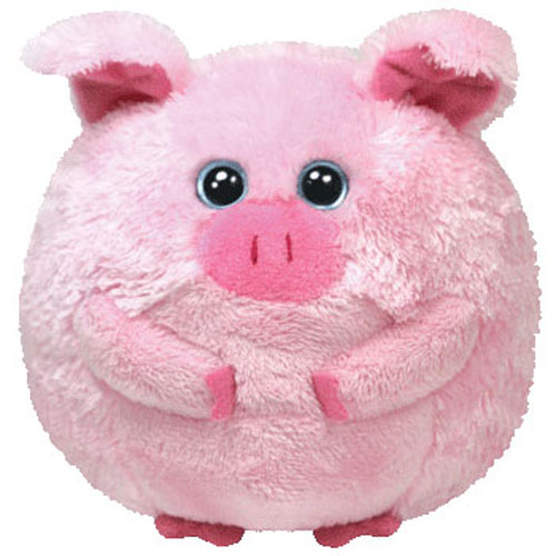 TY Beanie Ballz - BEANS the Pig (Regular Size - 5 inch)
