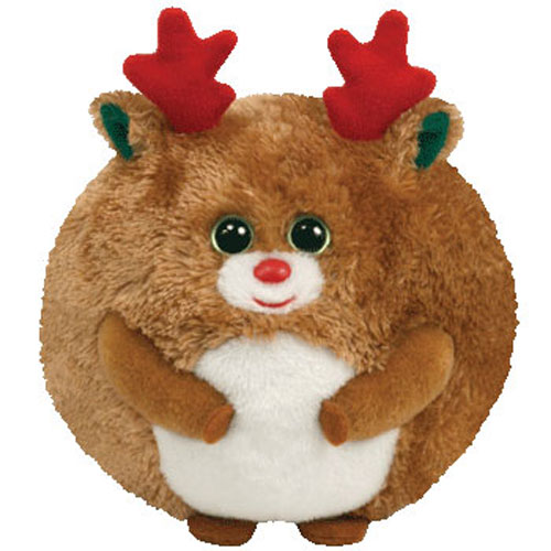 TY Beanie Ballz - HOOFER the Reindeer (Regular Size - 5 inch)