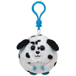 TY Beanie Ballz - RASCAL the Dalmation Dog (Plastic Key Clip - 2.5 inch)