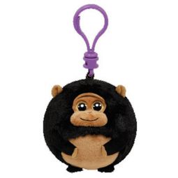 TY Beanie Ballz - TANK the Gorilla (Plastic Key Clip - 2.5 inch)