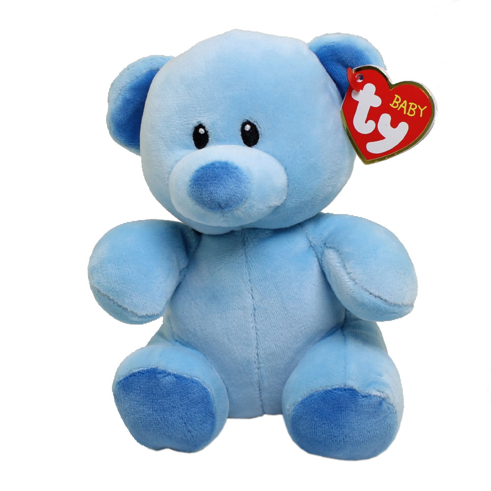 Baby TY - LULLABY the Blue Bear (Regular Size - 7 inch)(All Blue)