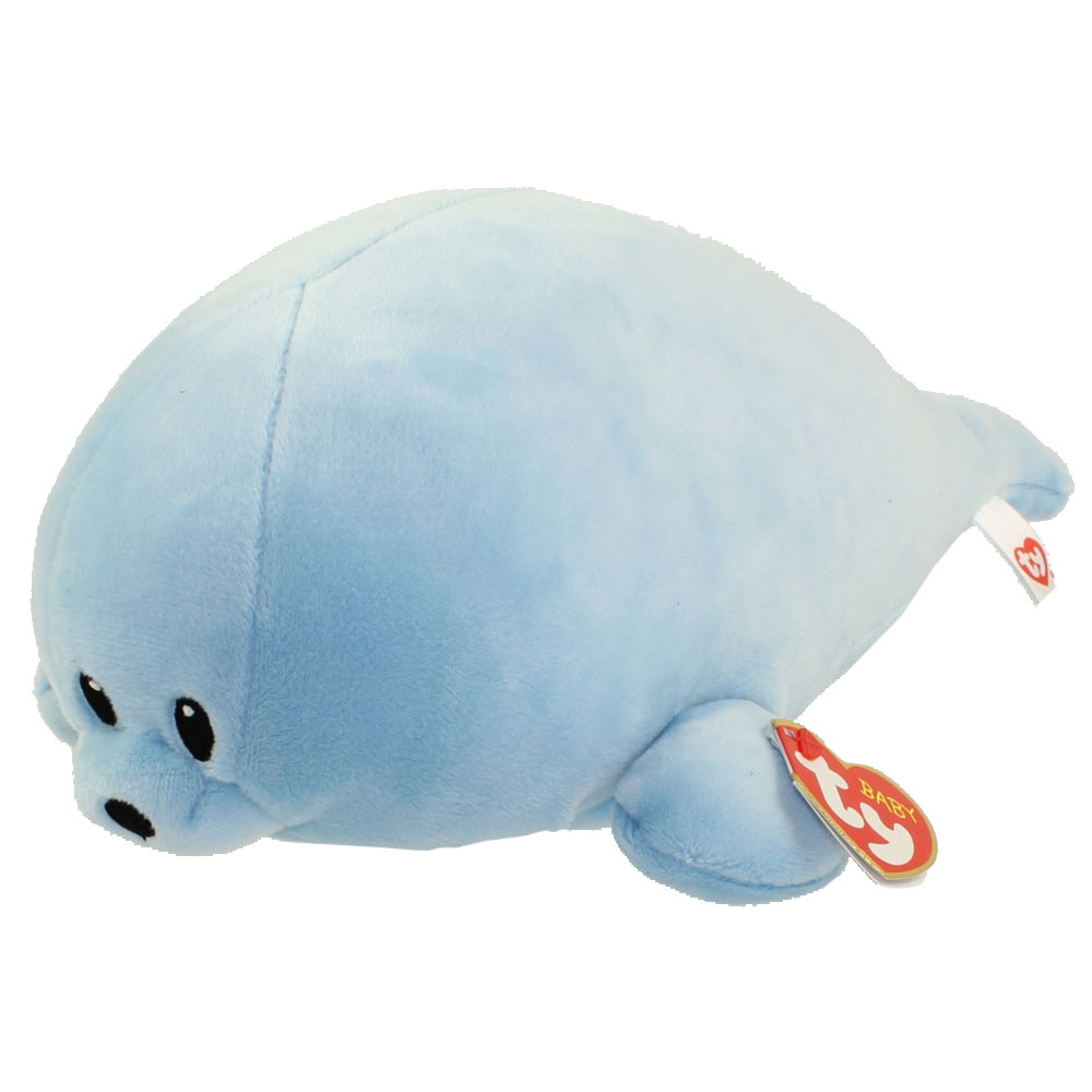 Baby TY - SQUIRT the Blue Seal (Medium Size - 10 inch)