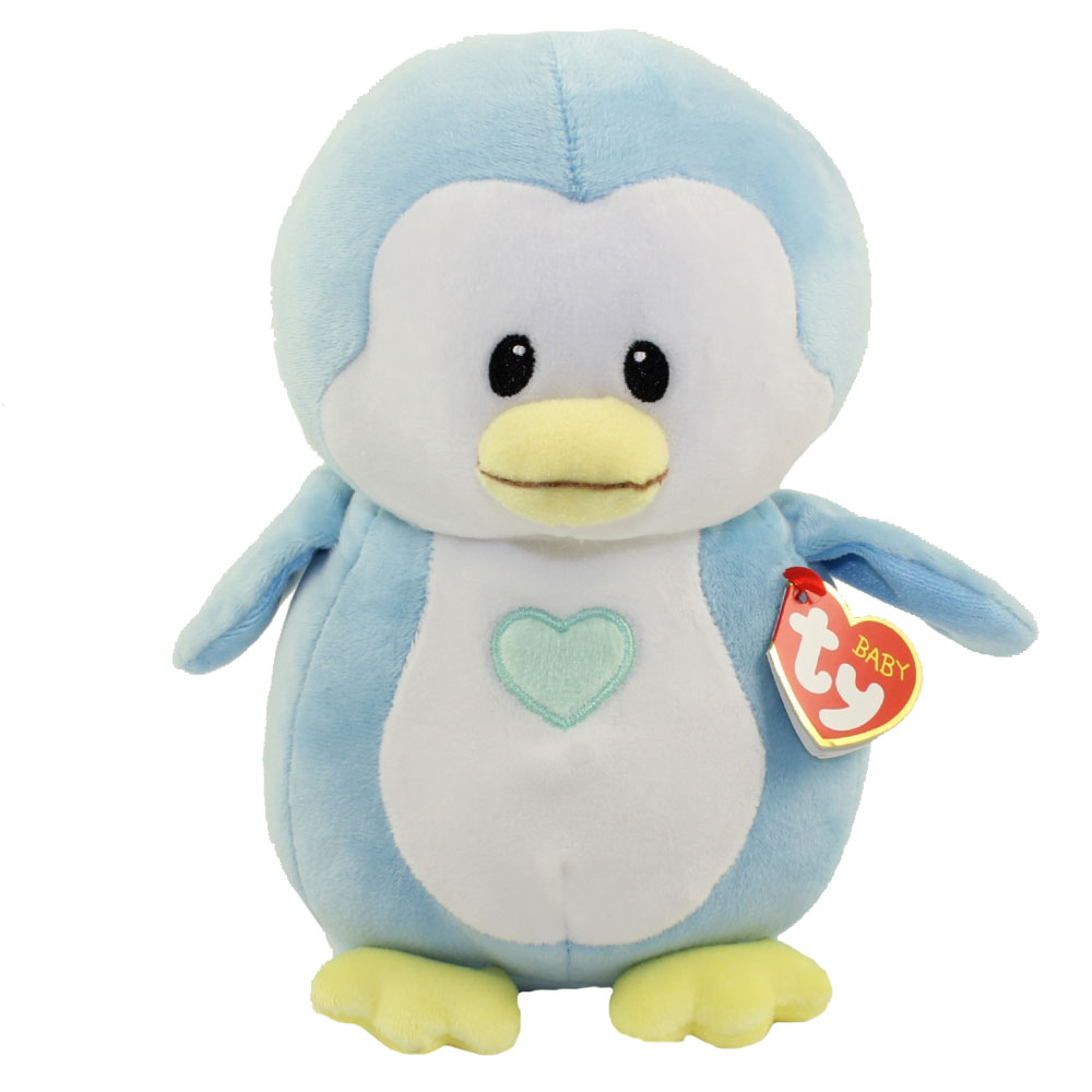 Baby TY - TWINKLES the Blue Penguin (Medium Size - 7.5 inch)