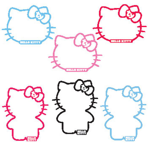 TY Beanie Bandz - Shaped Bands - HELLO KITTY Collection ( 12 pack )