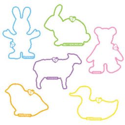 TY Beanie Bandz - Shaped Bands - SPRING Collection ( 12 pack )