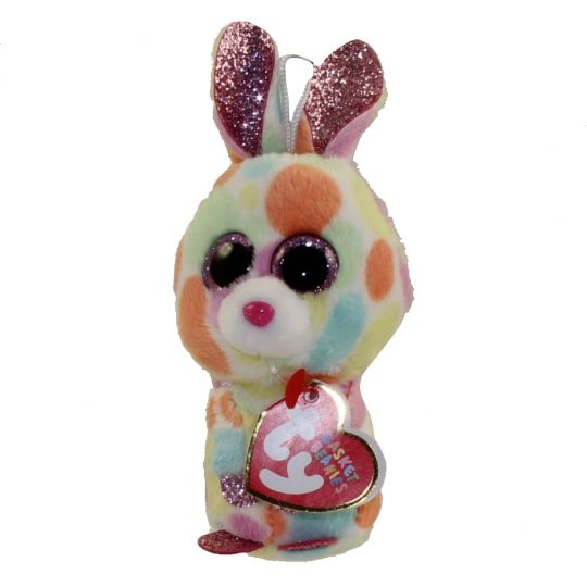 Ty Beanie Boos Bloomy The Bunny Rabbit Birthday April 25 Shell 100 TySilk for sale online 