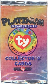 TY Beanie Babies Collectors Cards (BBOC) - Platinum Membership Pack Version 2 (3 cards)
