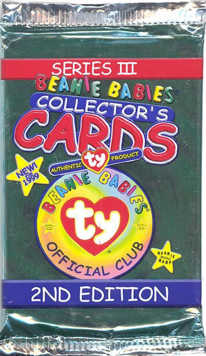 - Series 3 Pack - New 9 cards TY Beanie Babies Collectors Cards BBOC 