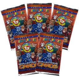 TY Beanie Babies Collectors Cards (BBOC) - Series 4 - 5 Packs Lot