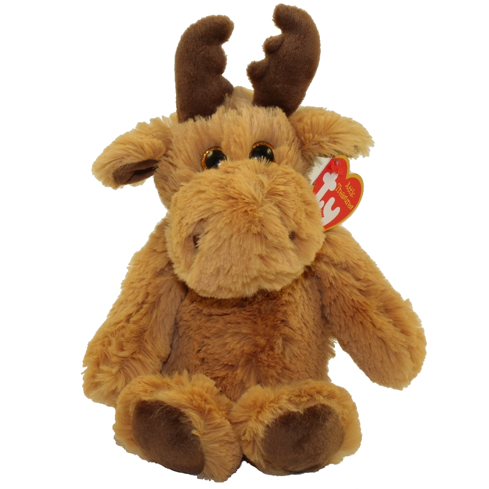 TY Cuddlys - ARCHIBALD the Moose (Regular Size - 8 inch)