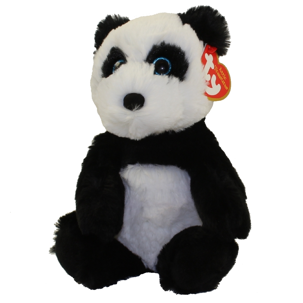 TY Cuddlys - FLUFF the Panda (Regular Size - 8 inch)